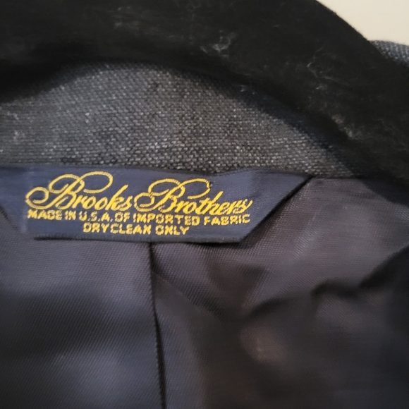 Brooks Brothers Men's Formal Gray Preppy Blazer Jacket. Size 46R Old Money - Picture 3 of 7